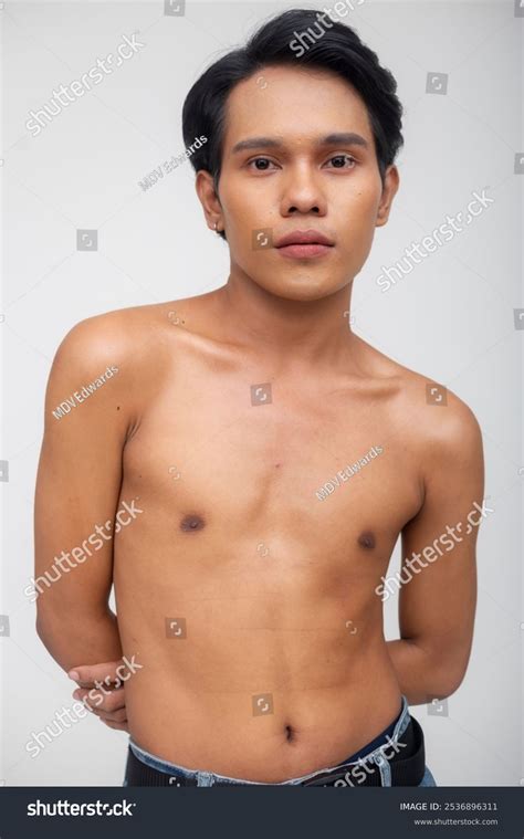 Confident Shirtless Gay Filipino Man His Stock Photo Shutterstock