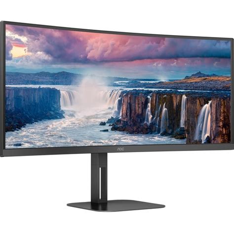 AOC CU34V5C BK 34 Curved UltraWide Monitor Zwart HDMI DisplayPort Sound