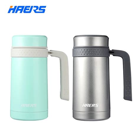 Haers Stainless Steel Coffee Mug Vacuum Insulated Thermos Mug With ...