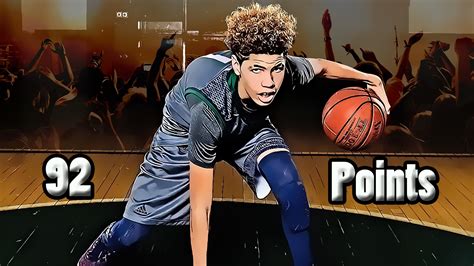 Lamelo Ball Point Challenge Crazy Half Court Shot Nba K