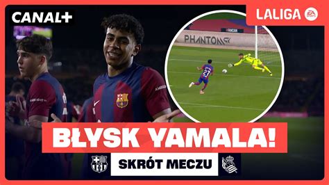 YAMAL Z GOLEM KLUCZOWE PODANIE LEWANDOWSKIEGO FC BARCELONA REAL