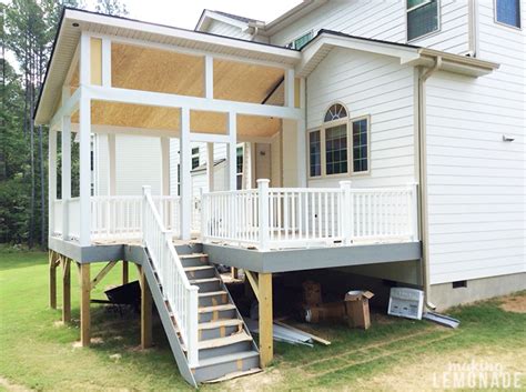 Three Season Screened Porch And Deck Addition The Plan And Construction