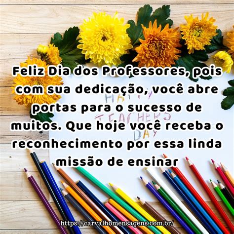 Uma Linda Mensagem Para O Dia Dos Professores - 9