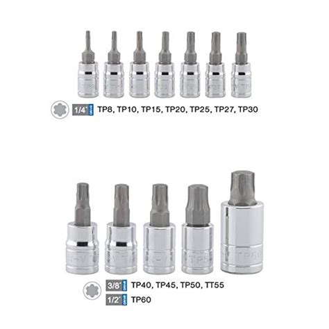 Neiko A Standard Torx Plus Bit Socket Set Piece Tp Tp