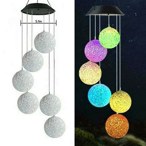 Led Solar Wind Chime Light Kleur Veranderende Opk Grandado