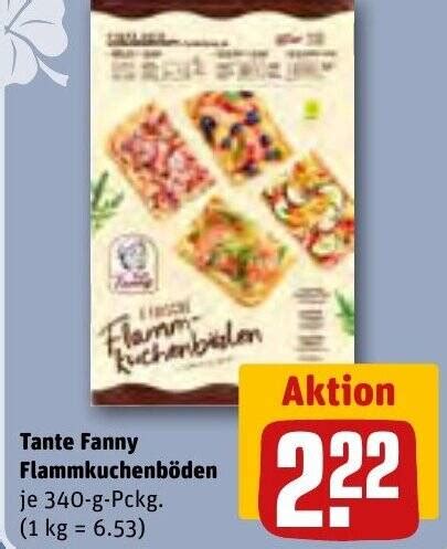 Tante Fanny Flammkuchenb Den G Pckg Angebot Bei Rewe