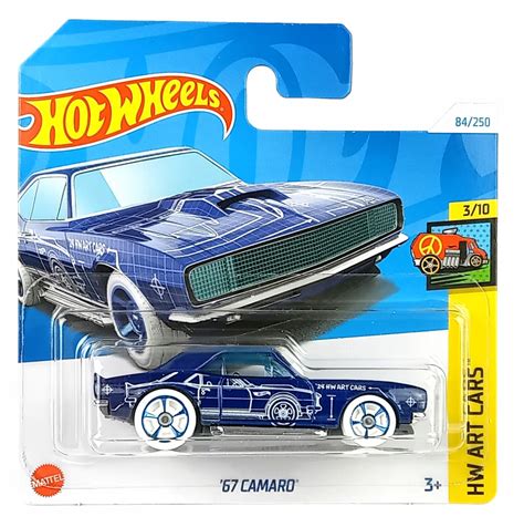 HOT WHEELS MODEL 67 CAMARO HW ART CARS 3 10 2024 074299057854 Cena Opinie Samochody I