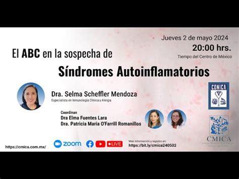 CMICA Abordaje diagnóstico de Síndromes Autoinflamatorios YouTube