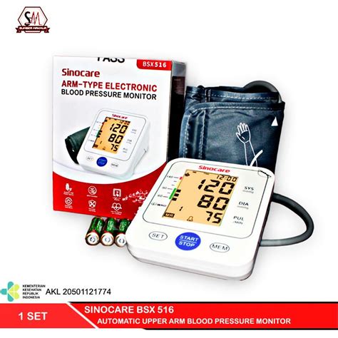 Jual Sinocare BSX 516 Alat Cek Tekanan Darah Otomatis Alat Ukur