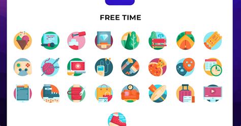 Free Time Icons, Graphics - Envato Elements