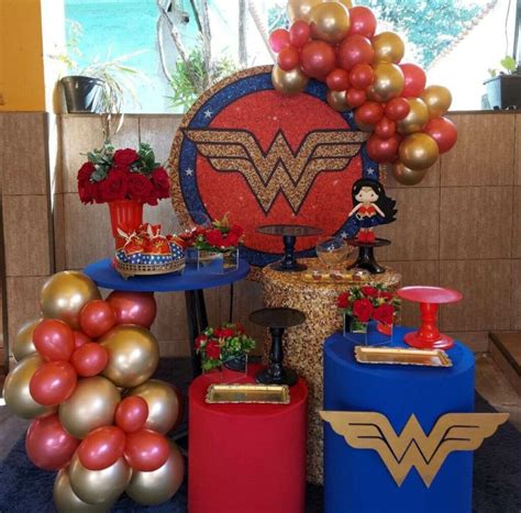 Decoração Mulher Maravilha: Ideias Criativas para Festa Infantil