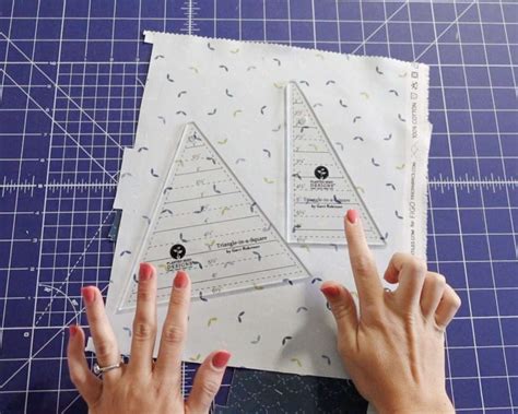 How To Make Triangle In A Square Quilt Blocks Homemade Emily Jane