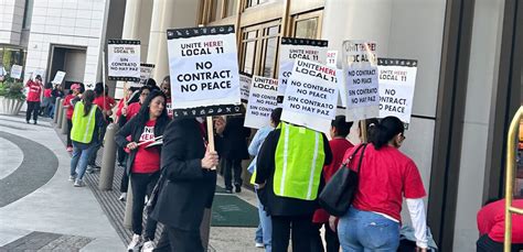 Informational Picketing Taking Place at Local Hotels - Beverly Hills ...