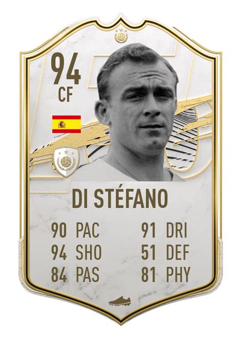 Alfredo Di Stéfano And José Andrade Fifa Prime Icon Cards R