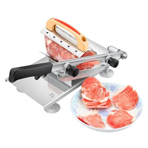 BETOHE машина для нарезки мяса сплав+ нержавеющая сталь бытовая ручная ...