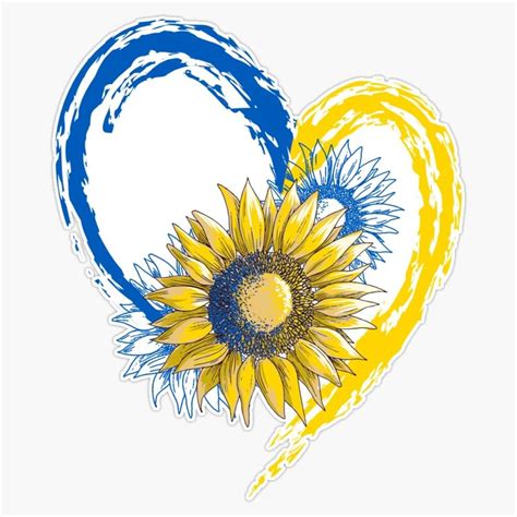 Cool Ukraine Flag Sunflower Vintage Ukrainian Lovers