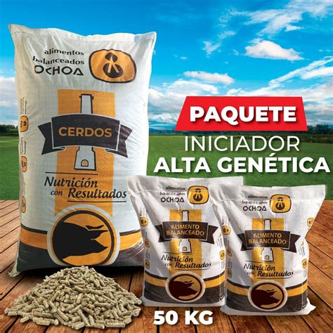 Alimento Para Cerdos Paquete Iniciador Alta Genética Alimentos