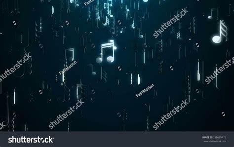 46 Music Notes On Colorful Background Animation Loop Images, Stock ...