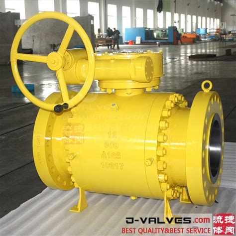 API 6D 3PC Flange Stainless Steel Cast Steel Carbon Steel Trunnion