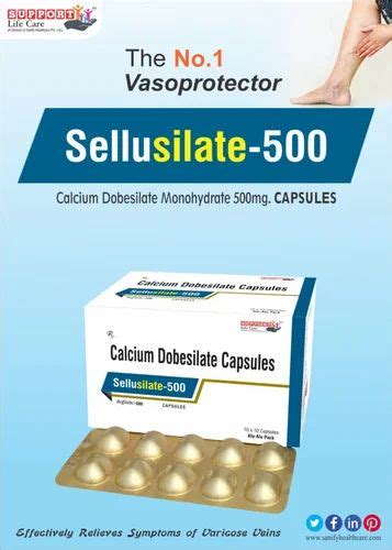 Calcium Dobesilate 500mg At 1800 00 Box Calcium Dobesilate Capsule