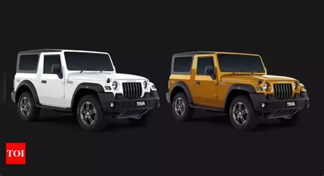 Mahindra Thar 4x4 Now Gets Two New Colour Options Check Full List Of