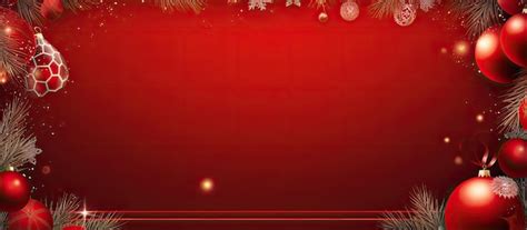 Red background with Christmas frame | Premium AI-generated image