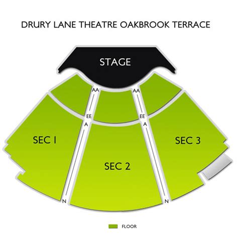 Drury Lane Theatre Oakbrook Terrace Seating Chart | Vivid Seats