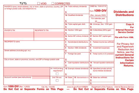 Form 1099 DIV Due Date For 2024 1099 DIV Deadline