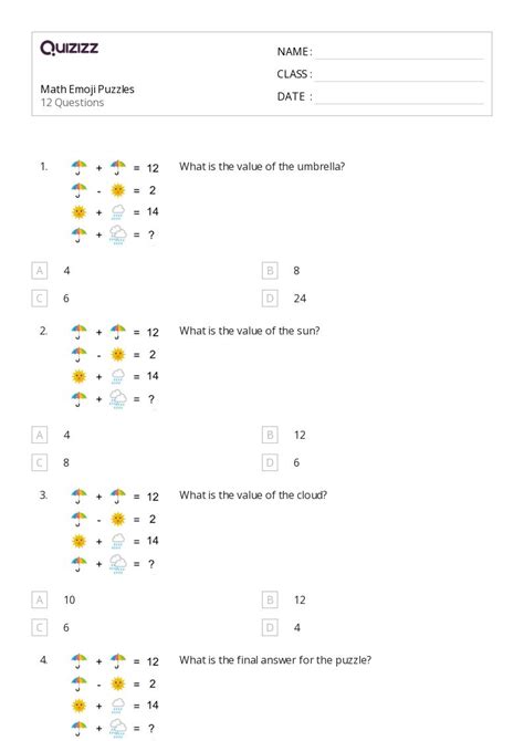 50 Math Worksheets For 4th Class On Quizizz Free And Printable Worksheets Library