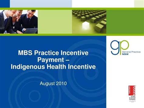 Ppt Mbs Practice Incentive Payment Indigenous Health Incentive