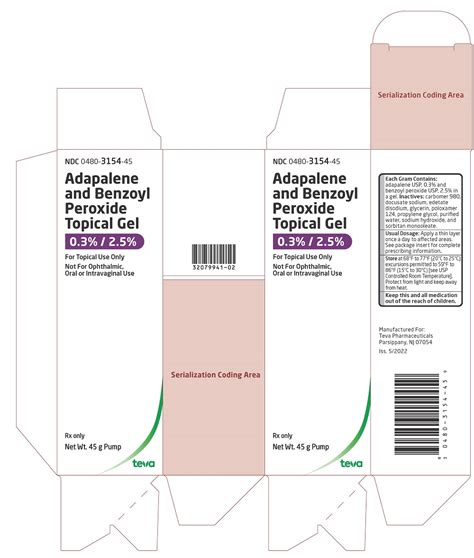 ADAPALENE AND BENZOYL PEROXIDE Gel