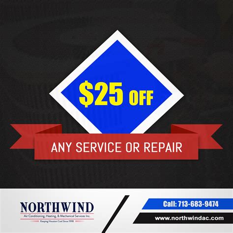 Hvac Special Rebates In Northwest West Houston Tx Northwind Air