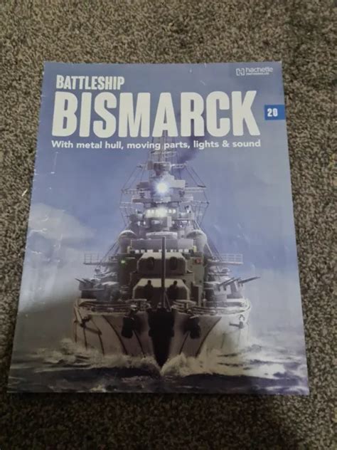 HACHETTE BUILD THE Battleship Bismarck Maßstab 1 200 Ausgabe 20 EUR 4