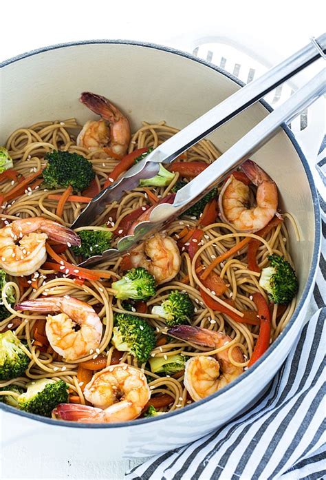 Shrimp And Broccoli Lo Mein The Blond Cook