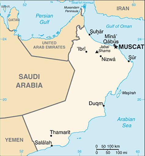 Oman Maps