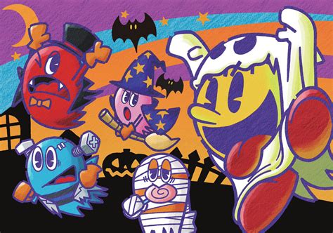 Halloween done Pac-Man style (via pac man official Twitter) : r/Pacman