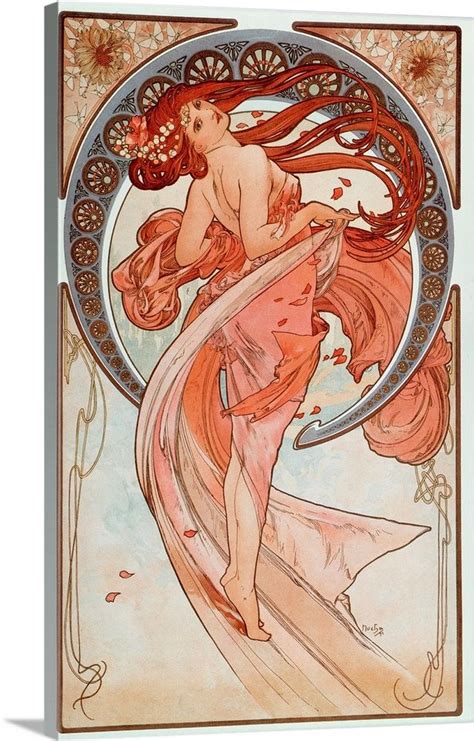 La Danse Lithographs Series By Alphonse Mucha Alphonse Mucha