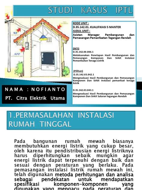 Instalasi Pemanfaatan Tenaga Listrik Pdf