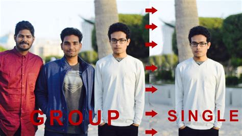 How To Cut One Person From Group Photophotoshop Tutorial Youtube