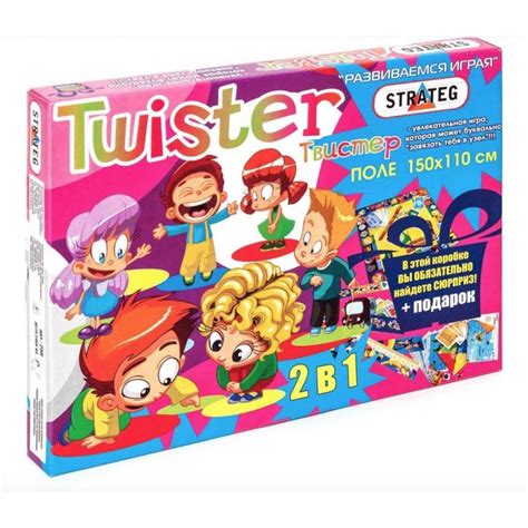 Настольная игра Твистер поле Strateg 11256 (русский язык) купить в