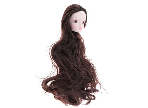 Feminino Bjd Boneca Marrom Cabe A De Cabelo Esculpir Bola