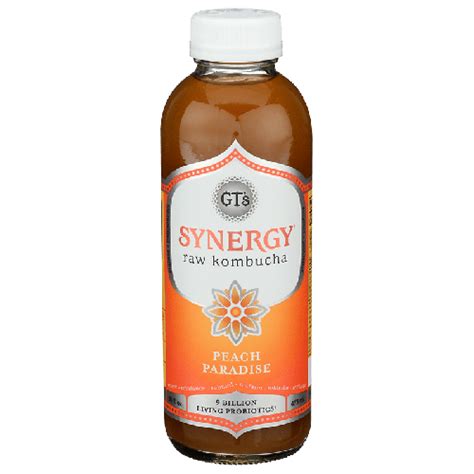 Synergy Kombucha Peach Paradise