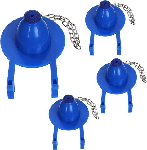 PETTYOLL 4Pcs Toilet Flapper Replacement, 2 Inch Flush Valve Toilet ...