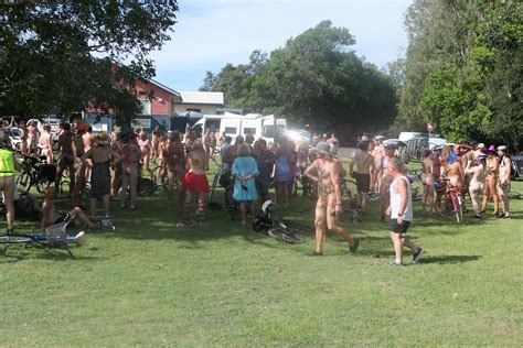 Byron Bay World Nude Bike Ride Sunday March Tanetahi