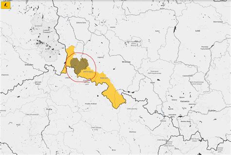 IMGW PIB METEO POLSKA On Twitter Na Zaznaczonym Obszarze W Czasie