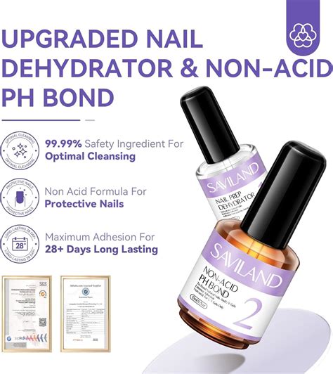 Saviland Nail Dehydrator And Primer Acid Free Natural Formula