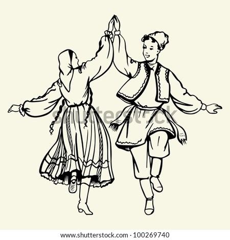 Folk Dance Stock Images Royalty Free Images Vectors Shutterstock