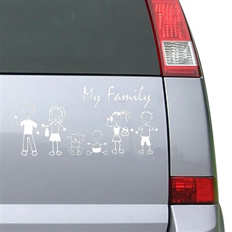 Tohuu Family Car Decals Stickers Family Car Decals My-Family Stick ...