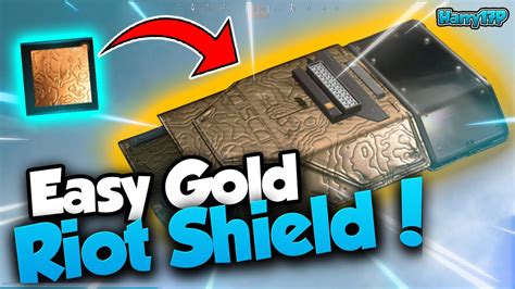 How To Get Gold Riot Shield Modern Warfare Modern Warfare Tips And