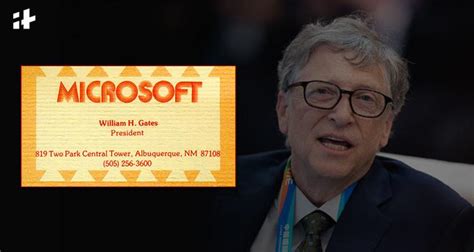 15 First Business Cards Of Worlds Biggest Tech Legends